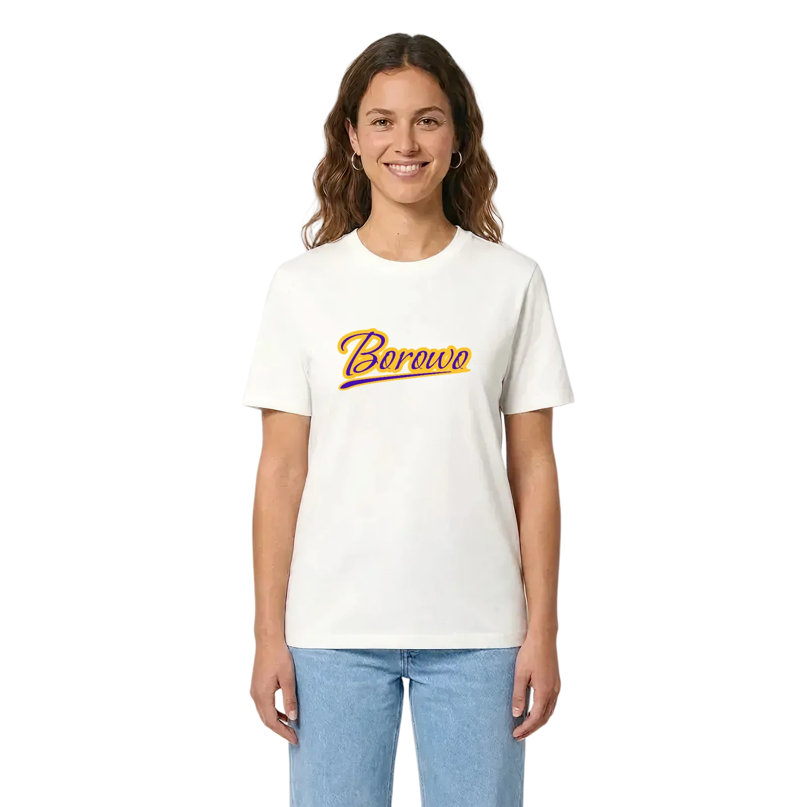 Borowo baseball t-shirt – White, i miljö