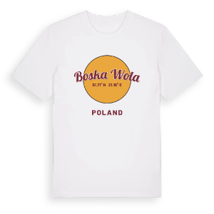 Boska Wola cirkel t-shirt – ekologisk bomull t-shirt från Pinshirt