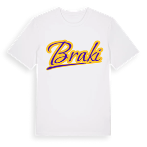 Braki baseball t-shirt – ekologisk bomull t-shirt från Pinshirt
