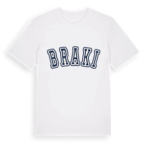 Braki college t-shirt – ekologisk bomull t-shirt från Pinshirt