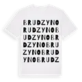 Brudzyno ordlek t-shirt