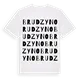 Brudzyno ordlek t-shirt