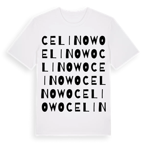 Celinowo ordlek t-shirt – ekologisk bomull t-shirt från Pinshirt