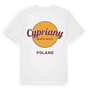 Cypriany cirkel t-shirt – ekologisk bomull t-shirt från Pinshirt