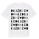 Dłużniewo Małe ordlek t-shirt