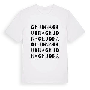 Głudna ordlek t-shirt – ekologisk bomull t-shirt från Pinshirt