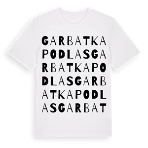 Garbatka Podlas ordlek t-shirt – ekologisk bomull t-shirt från Pinshirt