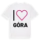 Jag älskar Góra t-shirt stort tryck
