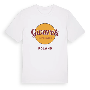Gwarek cirkel t-shirt – ekologisk bomull t-shirt från Pinshirt