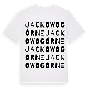 Jackowo Górne ordlek t-shirt – ekologisk bomull t-shirt från Pinshirt