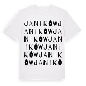Janików ordlek t-shirt – ekologisk bomull t-shirt från Pinshirt