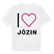 Jag älskar Józin t-shirt stort tryck