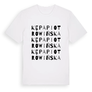 Kępa Piotrowińska ordlek t-shirt – ekologisk bomull t-shirt från Pinshirt