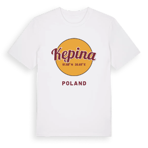 Kępina cirkel t-shirt – ekologisk bomull t-shirt från Pinshirt