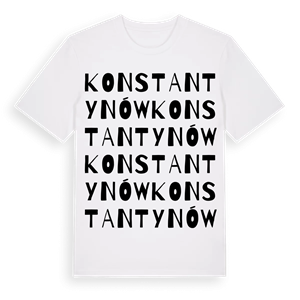 Konstantynów ordlek t-shirt – ekologisk bomull t-shirt från Pinshirt