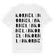 Kornelin ordlek t-shirt