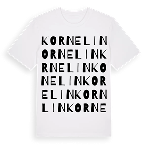 Kornelin ordlek t-shirt – ekologisk bomull t-shirt från Pinshirt