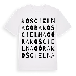 Kościelna Góra ordlek t-shirt – ekologisk bomull t-shirt från Pinshirt