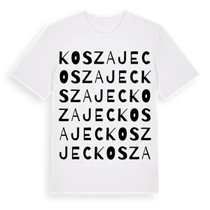 Koszajec ordlek t-shirt – ekologisk bomull t-shirt från Pinshirt
