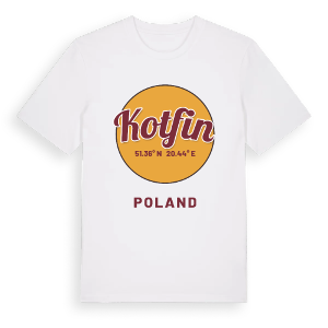 Kotfin cirkel t-shirt – ekologisk bomull t-shirt från Pinshirt