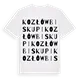 Kozłów Biskupi ordlek t-shirt