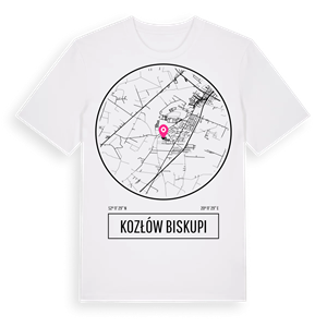 Kozłów Biskupi t-shirt – ekologisk bomull t-shirt från Pinshirt