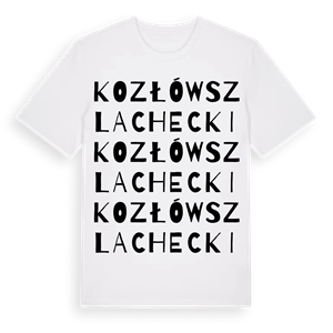 Kozłów Szlachecki ordlek t-shirt – ekologisk bomull t-shirt från Pinshirt