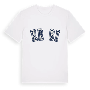 Kręgi college t-shirt – ekologisk bomull t-shirt från Pinshirt