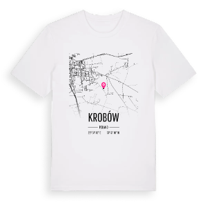 Krobów karta t-shirt – ekologisk bomull t-shirt från Pinshirt