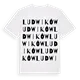 Ludwików ordlek t-shirt