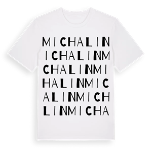Michalin ordlek t-shirt – ekologisk bomull t-shirt från Pinshirt