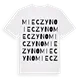 Mieczyno ordlek t-shirt