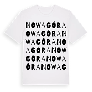 Nowa Góra ordlek t-shirt – ekologisk bomull t-shirt från Pinshirt