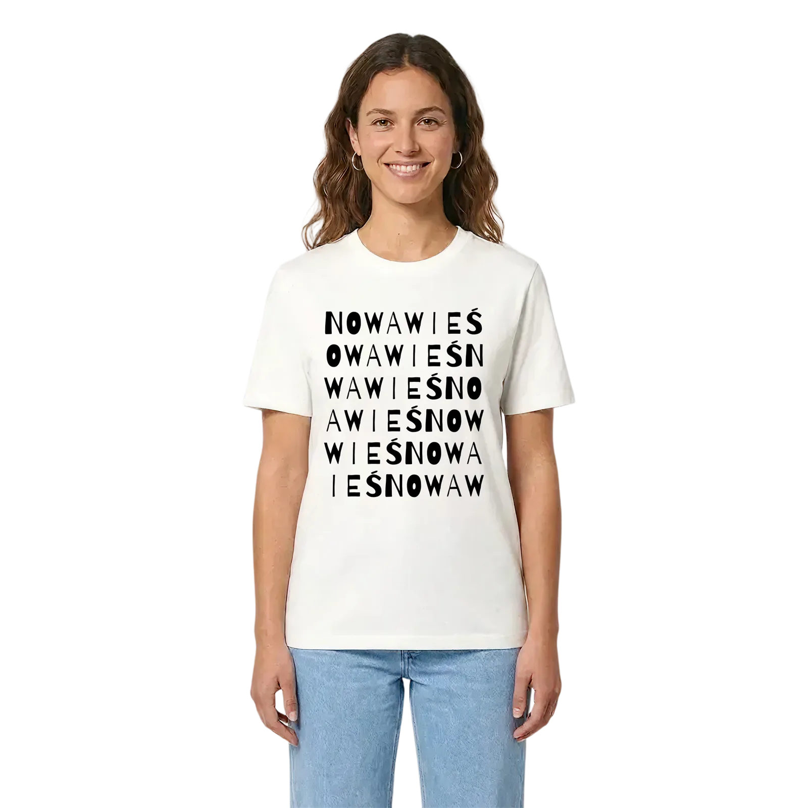 Nowa Wieś ordlek t-shirt – White, i miljö