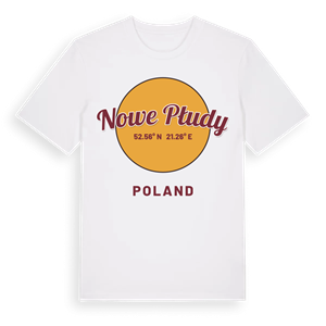 Nowe Płudy cirkel t-shirt – ekologisk bomull t-shirt från Pinshirt
