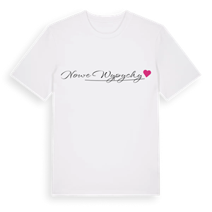 Nowe Wypychy hjärta t-shirt – ekologisk bomull t-shirt från Pinshirt