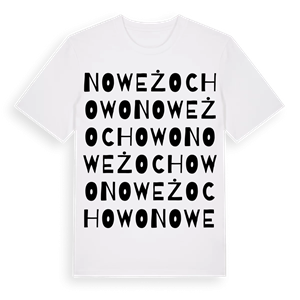 Nowe Żochowo ordlek t-shirt – ekologisk bomull t-shirt från Pinshirt