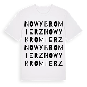 Nowy Bromierz ordlek t-shirt – ekologisk bomull t-shirt från Pinshirt