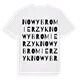 Nowy Bromierzyk ordlek t-shirt