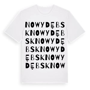 Nowy Dębsk ordlek t-shirt – ekologisk bomull t-shirt från Pinshirt