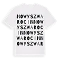 Nowy Szwarocin ordlek t-shirt