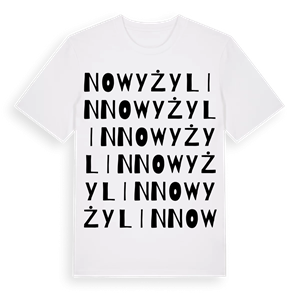 Nowy Żylin ordlek t-shirt – ekologisk bomull t-shirt från Pinshirt