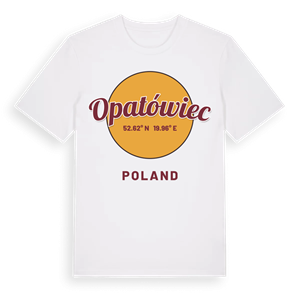 Opatówiec cirkel t-shirt – ekologisk bomull t-shirt från Pinshirt