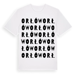 Orłów ordlek t-shirt – ekologisk bomull t-shirt från Pinshirt