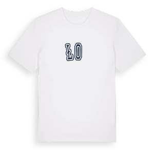 Łoś college t-shirt – ekologisk bomull t-shirt från Pinshirt