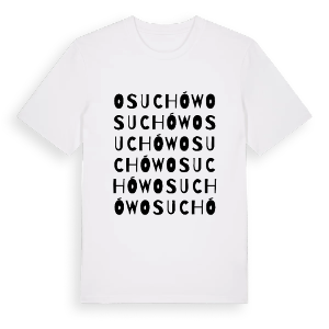 Osuchów ordlek t-shirt – ekologisk bomull t-shirt från Pinshirt
