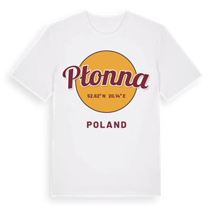 Płonna cirkel t-shirt – ekologisk bomull t-shirt från Pinshirt
