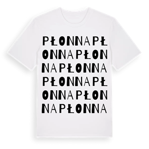 Płonna ordlek t-shirt – ekologisk bomull t-shirt från Pinshirt
