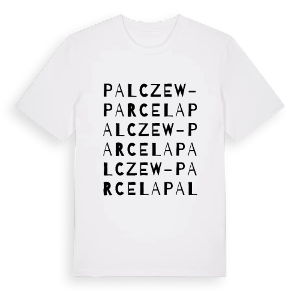 Palczew-Parcela ordlek t-shirt – ekologisk bomull t-shirt från Pinshirt