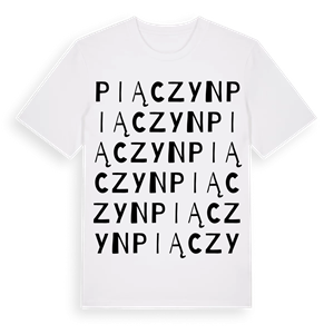 Piączyn ordlek t-shirt – ekologisk bomull t-shirt från Pinshirt